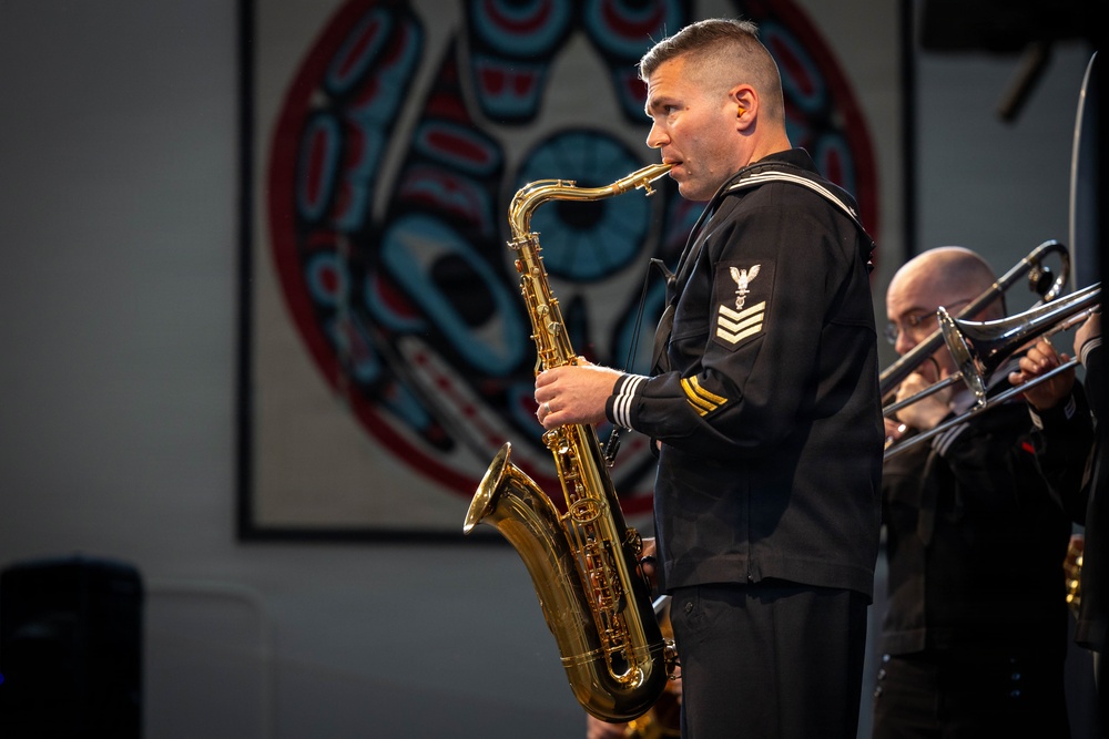 Navy Band Northwest performs at the Juneau Arts &amp; Culture Center