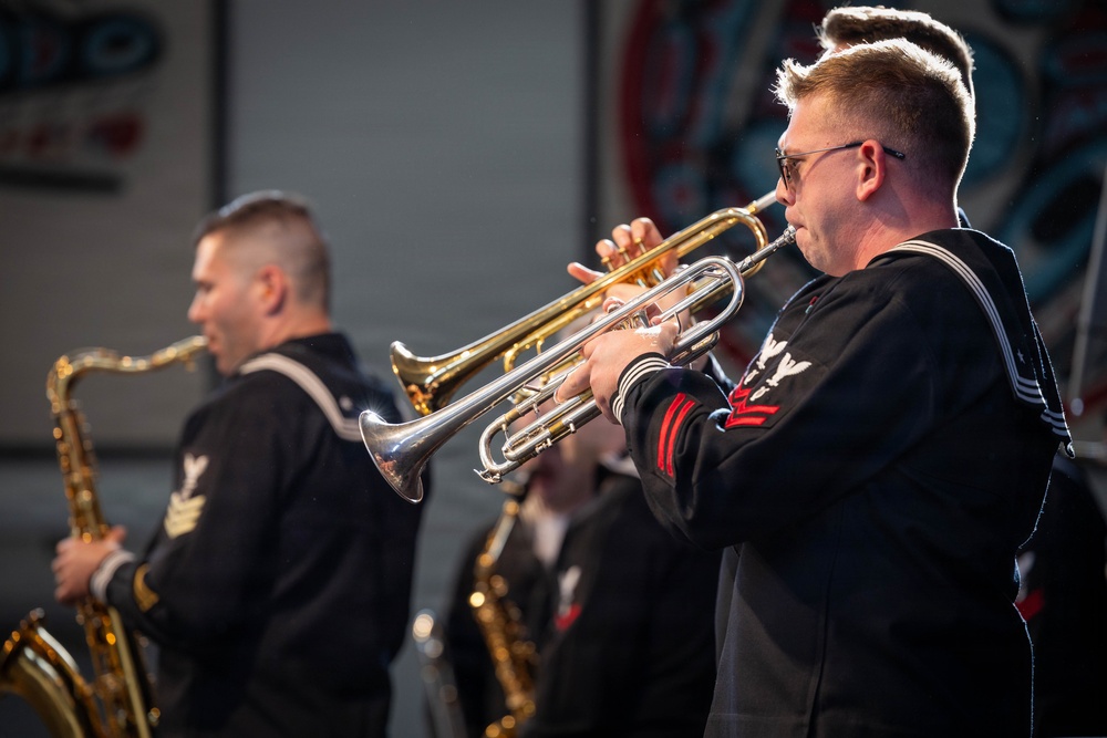 Navy Band Northwest performs at the Juneau Arts &amp; Culture Center
