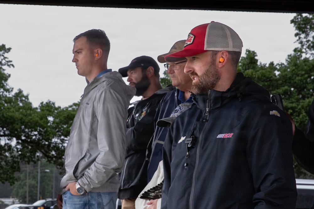 NASCAR Driver, Austin Dillon, visits Fort Bragg