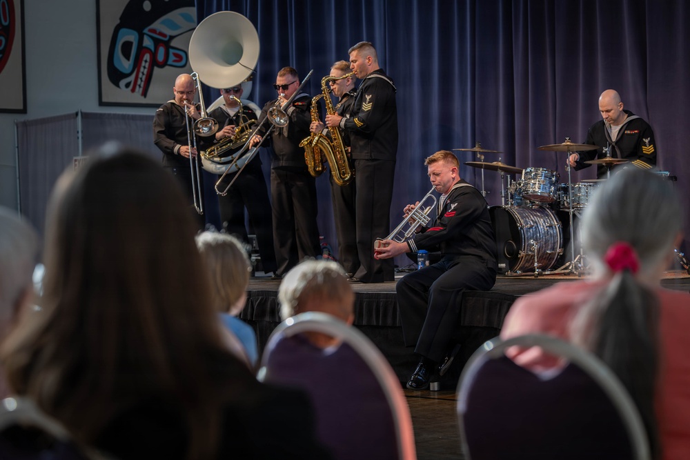 Navy Band Northwest performs at the Juneau Arts &amp; Culture Center