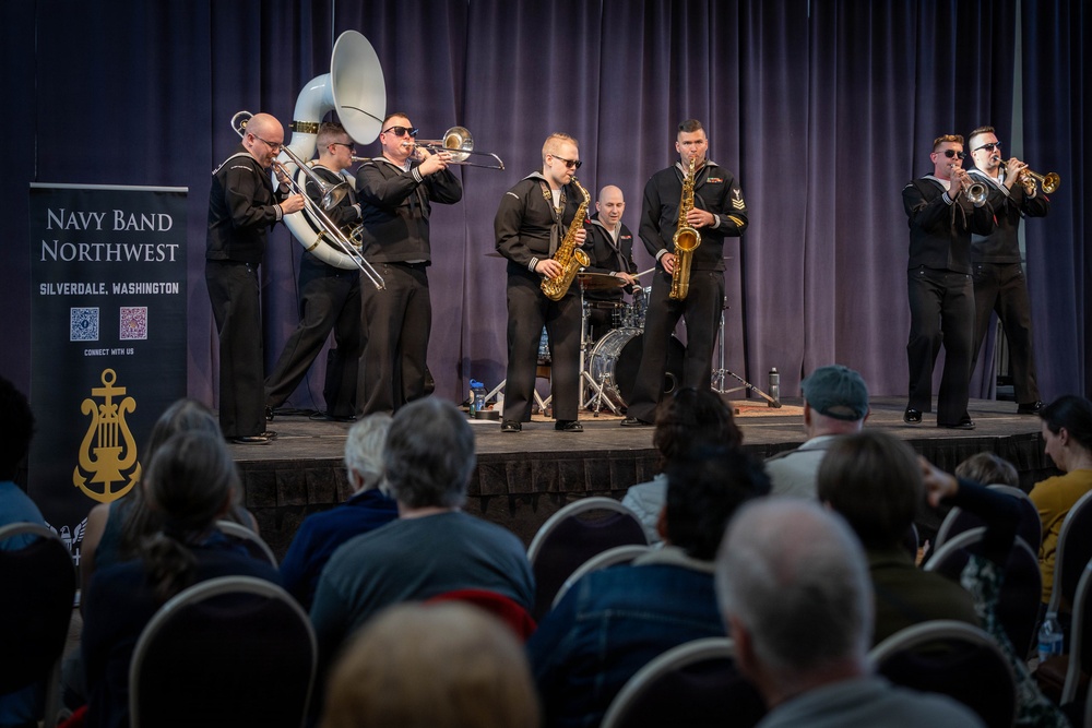 Navy Band Northwest performs at the Juneau Arts &amp; Culture Center