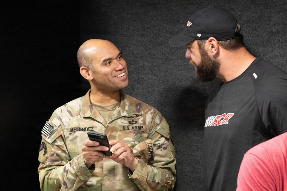 NASCAR Driver, Austin Dillon, visits Fort Bragg
