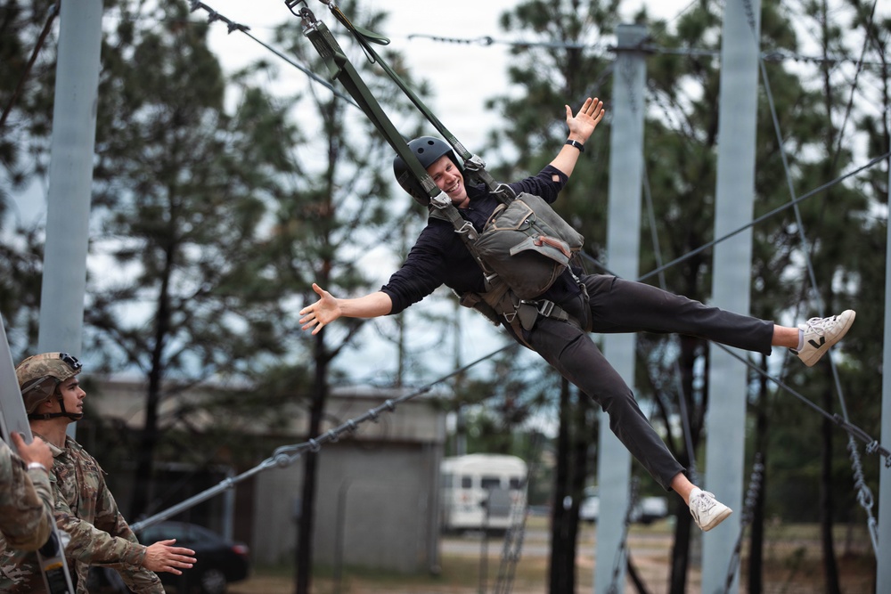NASCAR Driver, Austin Dillon, visits Fort Bragg