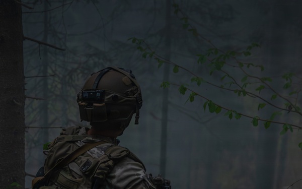 2nd Cavalry Regiment, U.K. Parachute Regiment conduct training operations during Project Flytrap