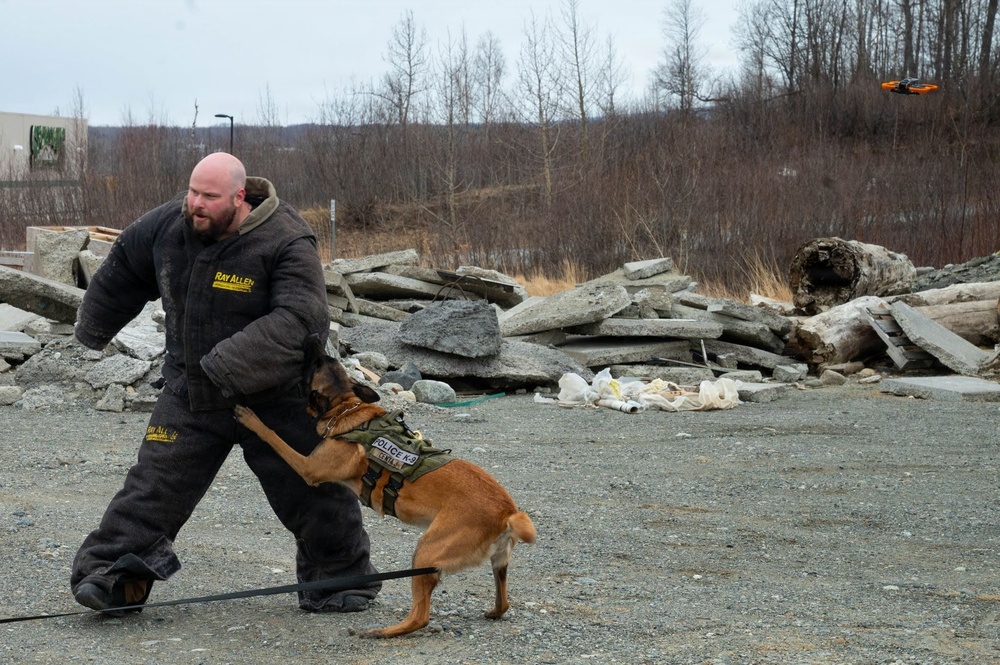 Staying Above the Threat: JBER Airmen, Wasilla PD Advance Drone Tactics