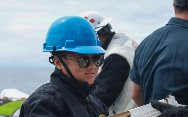 UNREP ABOARD USS DECATUR (DDG 73) WITH USNS GUADALUPE