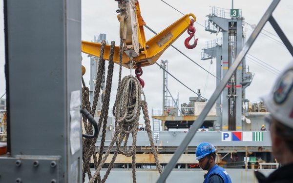 UNREP ABOARD USS DECATUR (DDG 73) WITH USNS GUADALUPE