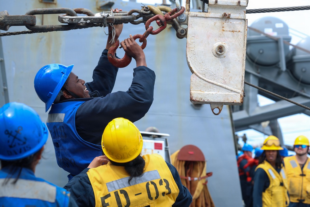 UNREP ABOARD USS DECATUR (DDG 73) WITH USNS GUADALUPE