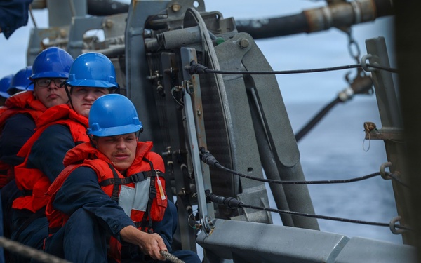 UNREP ABOARD USS DECATUR (DDG 73) WITH USNS GUADALUPE