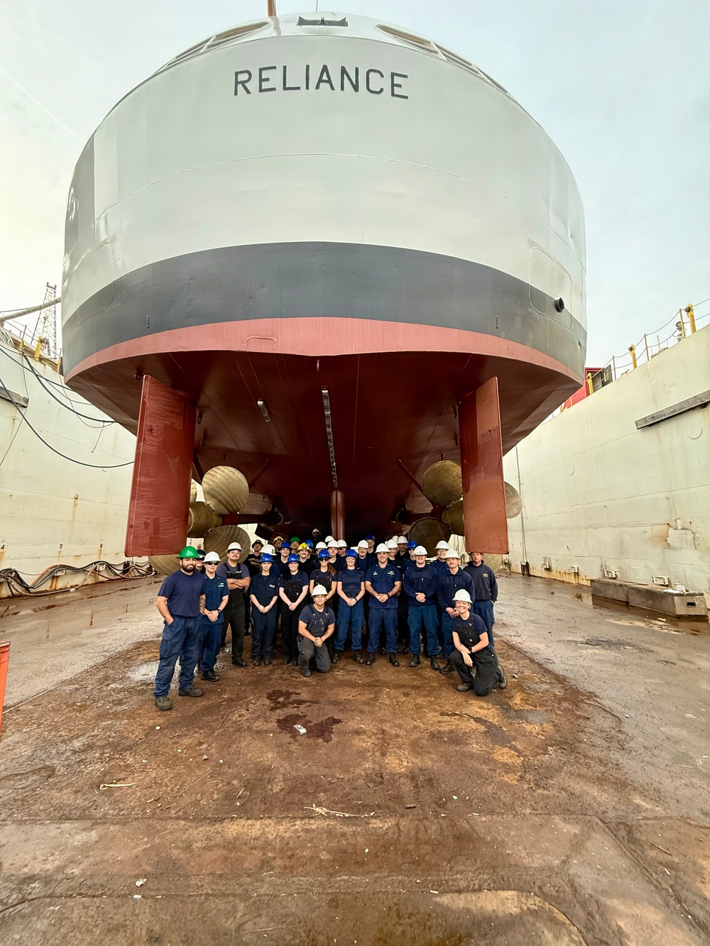 U.S. Coast Guard Cutter Reliance returns to Pensacola following an 8-month dry dock maintenance availability