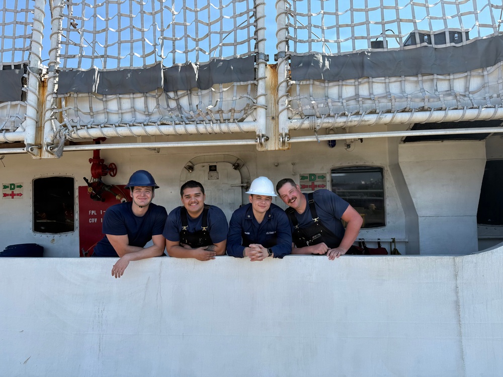 U.S. Coast Guard Cutter Reliance returns to Pensacola following an 8-month dry dock maintenance availability