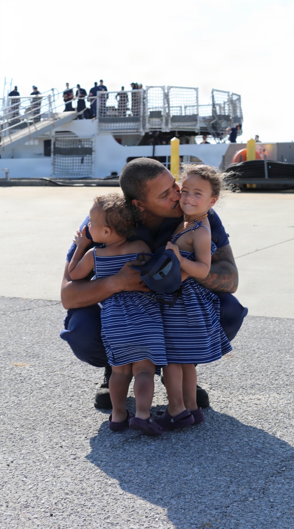 U.S. Coast Guard Cutter Reliance returns to Pensacola following an 8-month dry dock maintenance availability