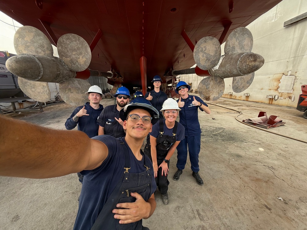 U.S. Coast Guard Cutter Reliance returns to Pensacola following an 8-month dry dock maintenance availability