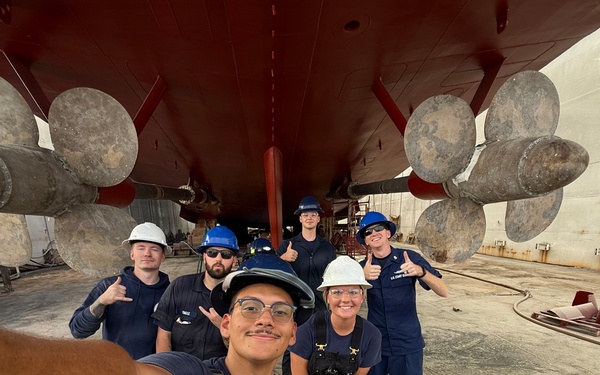 U.S. Coast Guard Cutter Reliance returns to Pensacola following an 8-month dry dock maintenance availability