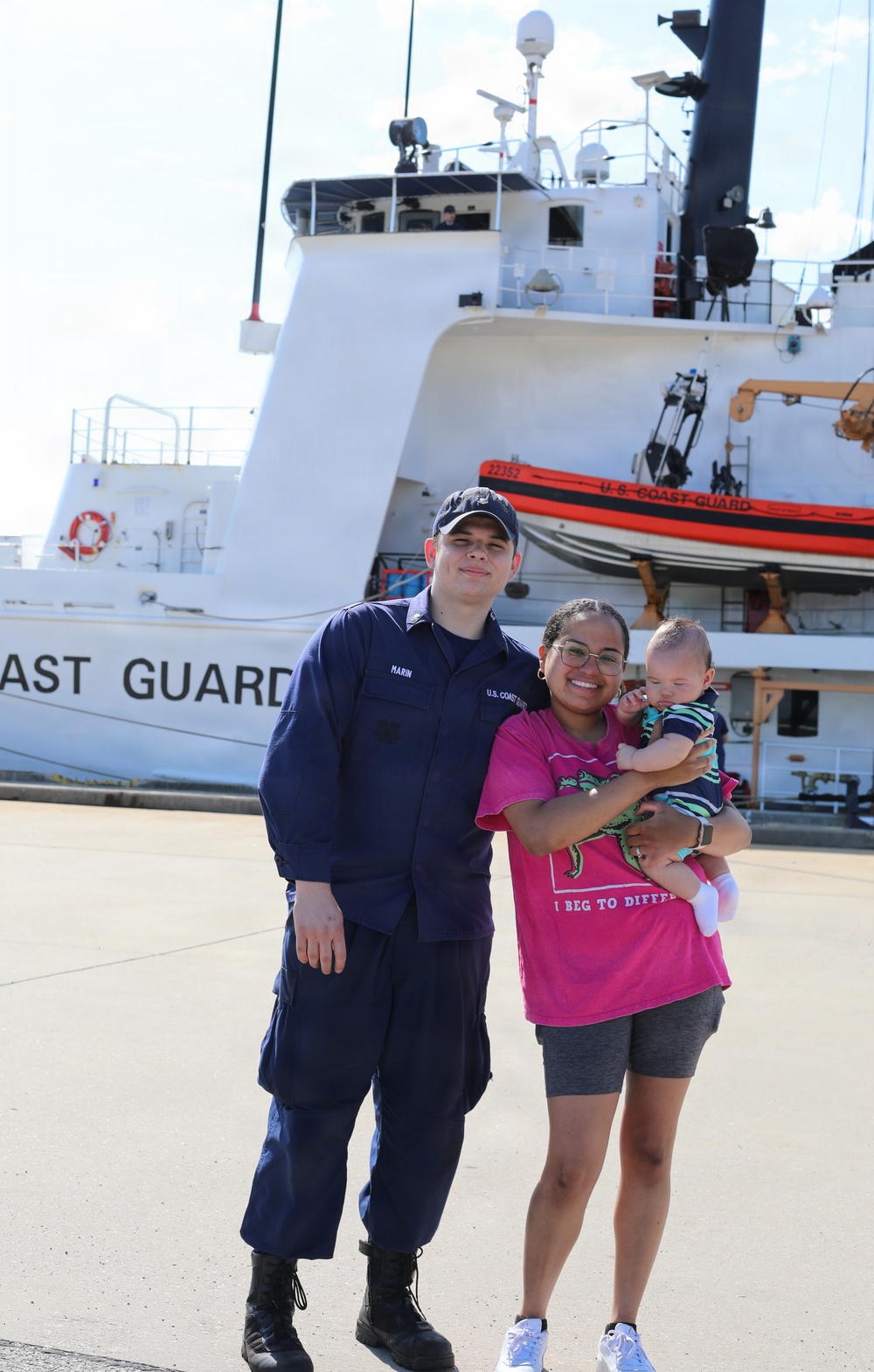 U.S. Coast Guard Cutter Reliance returns to Pensacola following an 8-month dry dock maintenance availability