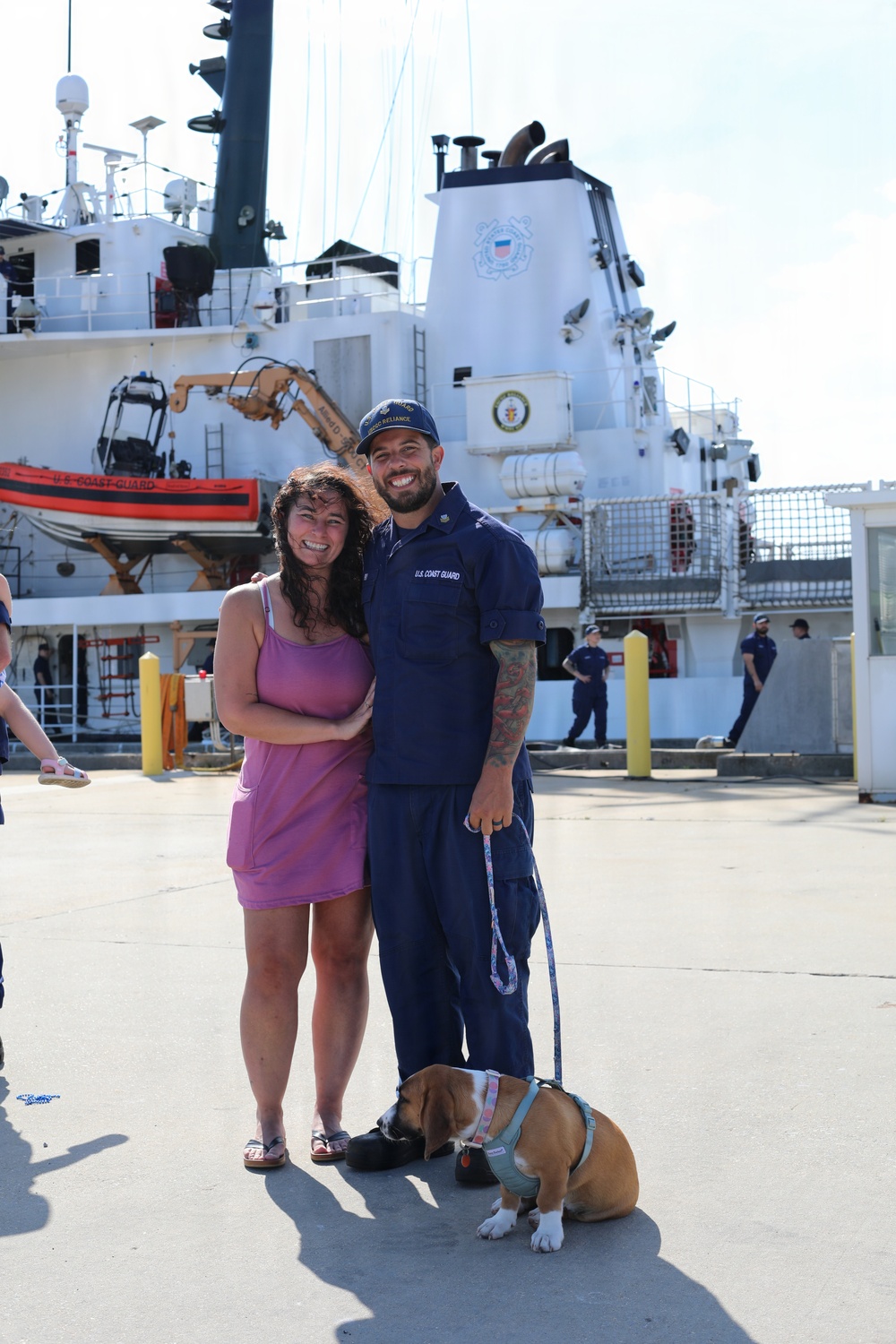 U.S. Coast Guard Cutter Reliance returns to Pensacola following an 8-month dry dock maintenance availability