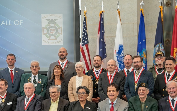 2 Ohio National Guard members into Ohio Military Hall of Fame Class of 2026