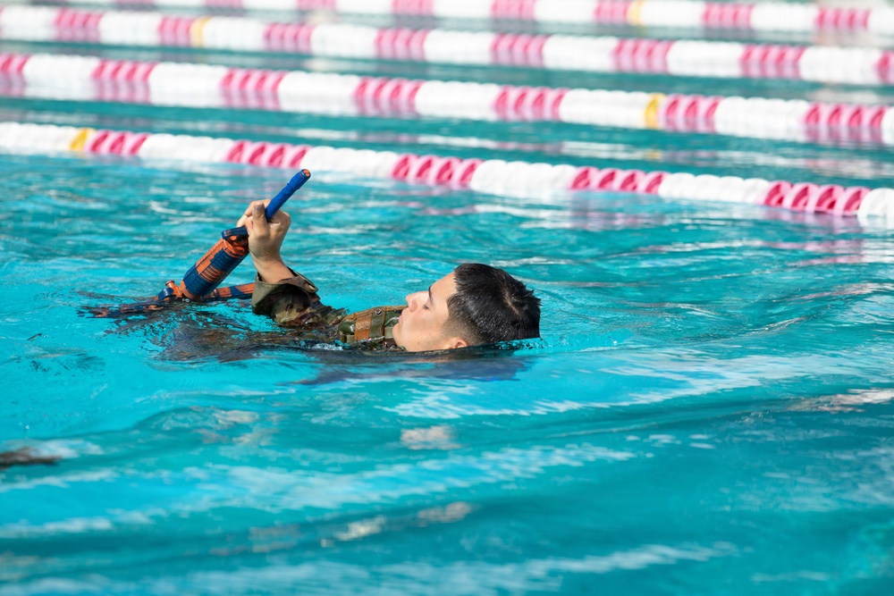 Combat Water Survival Test: 8TSC Best Squad Competition