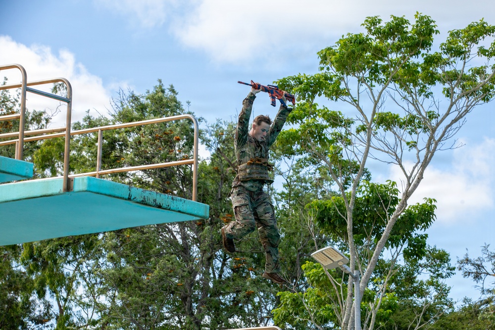 Combat Water Survival Test: 8TSC Best Squad Competition