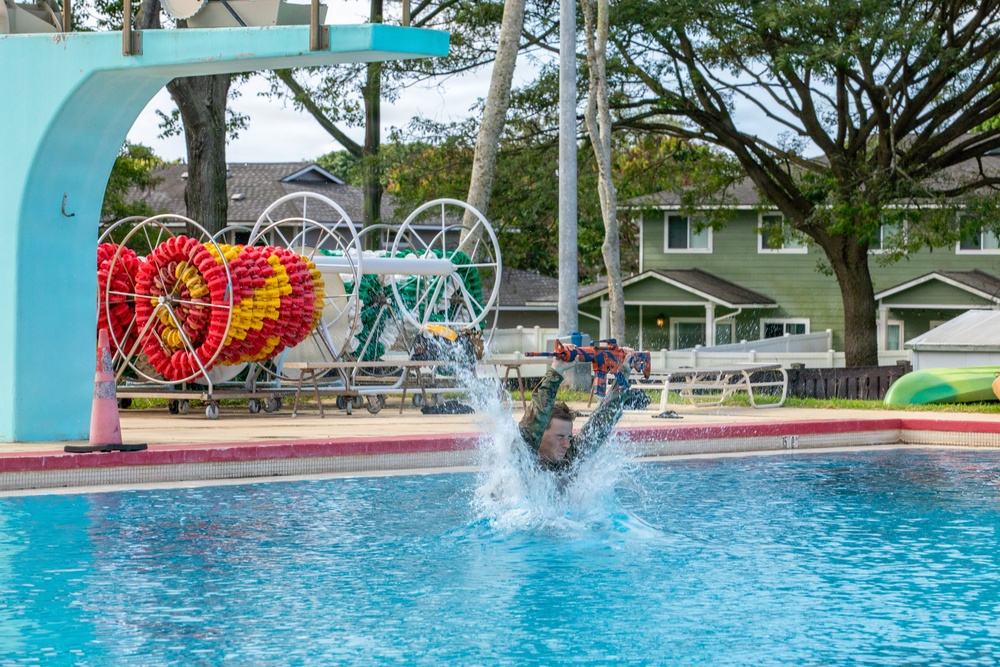 Combat Water Survival Test: 8TSC Best Squad Competition