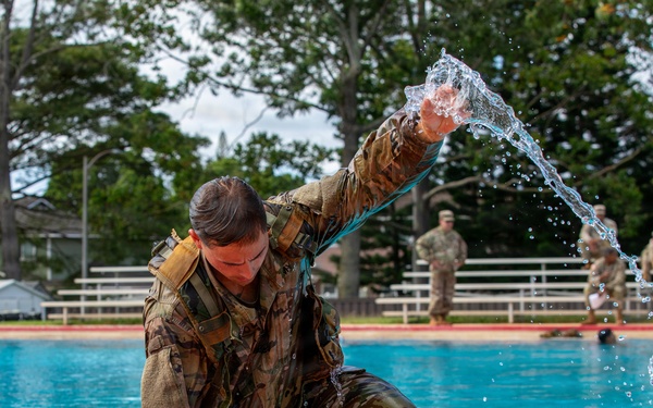 Combat Water Survival Test: 8TSC Best Squad Competition