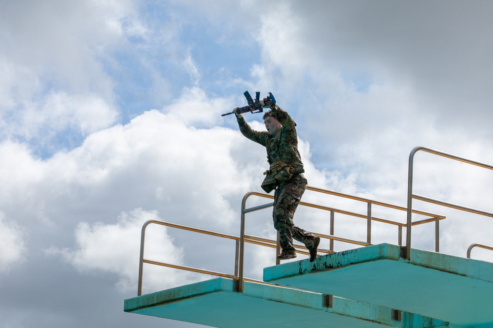 Combat Water Survival Test: 8TSC Best Squad Competition