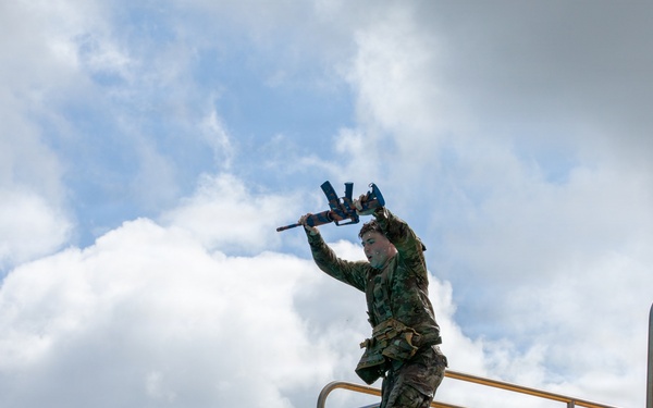 Combat Water Survival Test: 8TSC Best Squad Competition
