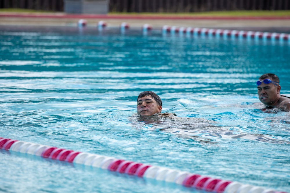 Combat Water Survival Test: 8TSC Best Squad Competition