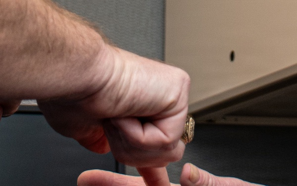 Blessing of the Hands during Nurse's Week at NMCP