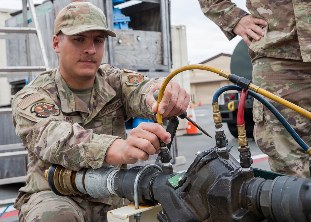126th Water and Fuel Systems Maintenance Deployed for Training