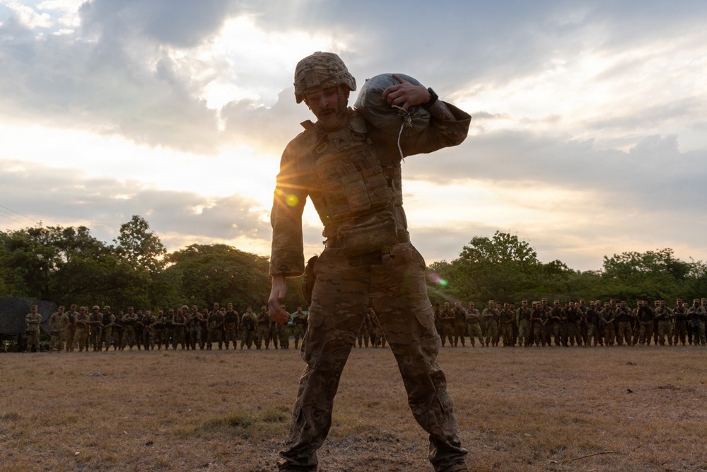 Soldiers conduct stress shoot competition