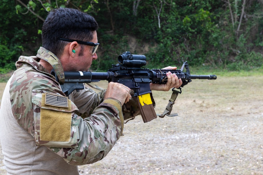 Soldiers conduct stress shoot competition