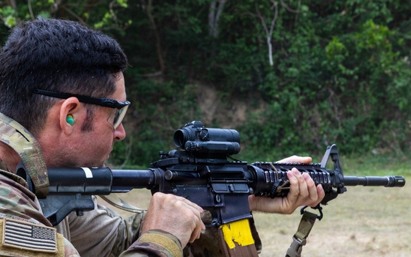 Soldiers conduct stress shoot competition