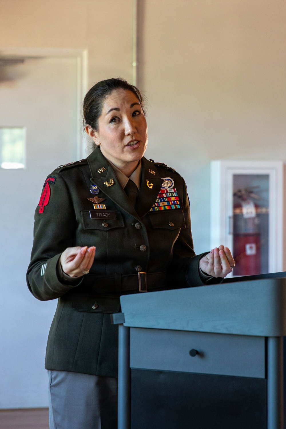 Lt. Col. Sara Tracy Retirement Ceremony