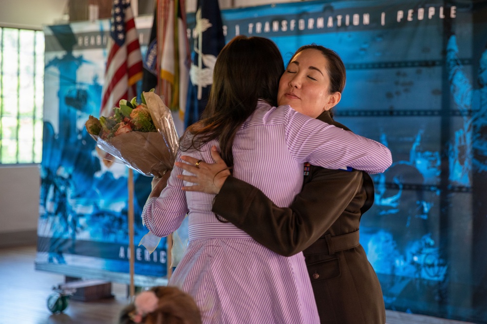 Lt. Col. Sara Tracy Retirement Ceremony