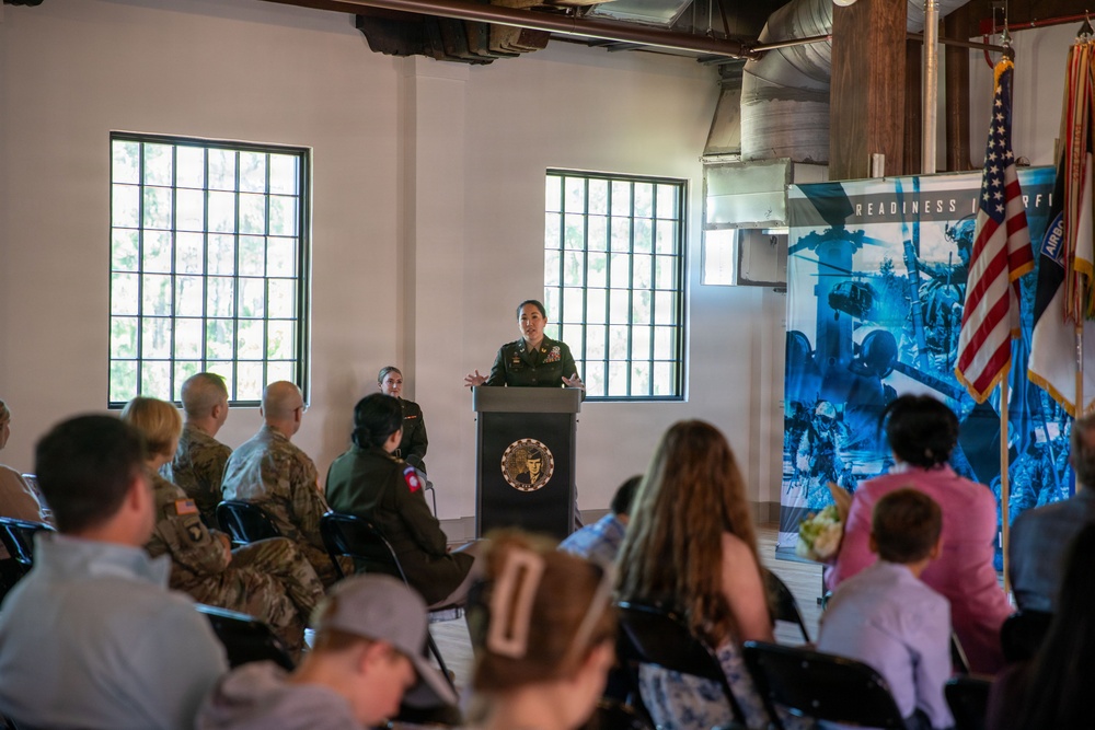 Lt. Col. Sara Tracy Retirement Ceremony