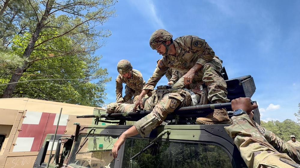 Maj. Gen. Richard Wholey visits 2nd Battalion ADA during annual training