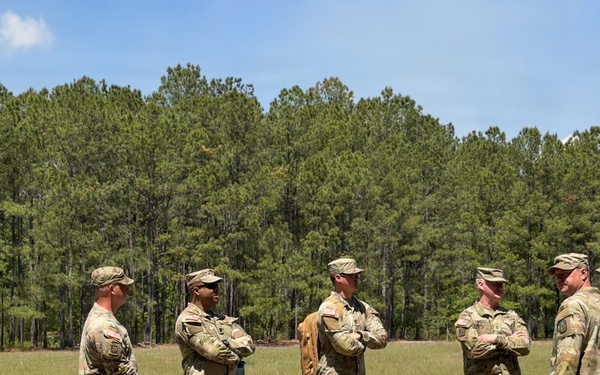 Maj. Gen. Richard Wholey visits 2nd Battalion ADA during annual training