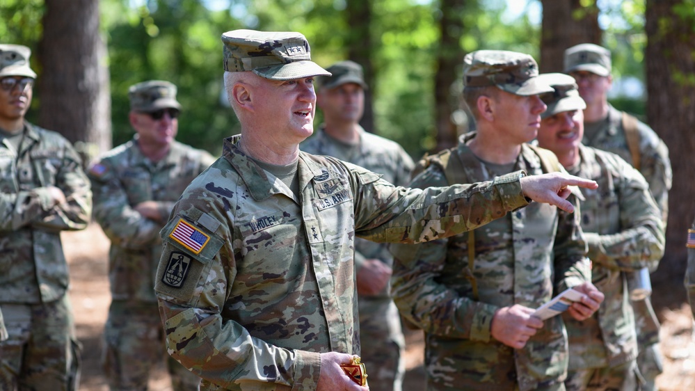 Maj. Gen. Richard Wholey visits 2nd Battalion ADA during annual training