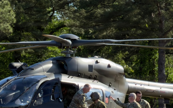 Maj. Gen. Richard Wholey visits 2nd Battalion ADA during annual training