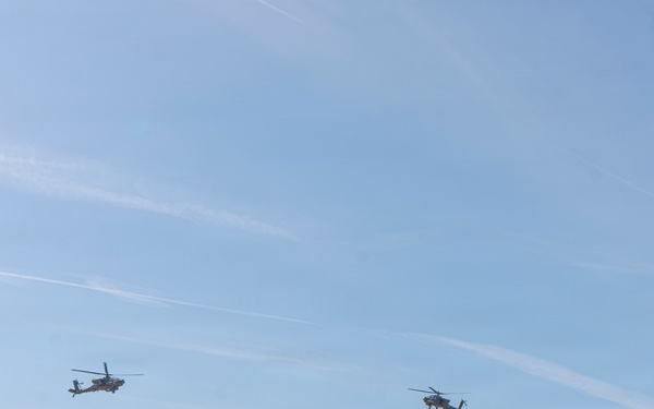Bull Troop, 2d Cavalry Regiment, holds reenlistment ceremony during Saber Strike 26