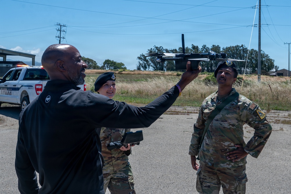Kaleth O. Wright, Retired Chief Master Sgt. of the Air Force, Visits Vandenberg Space Force Base