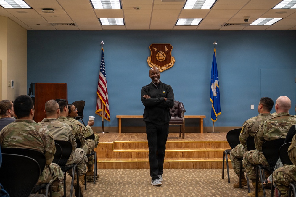Kaleth O. Wright, Retired Chief Master Sgt. of the Air Force, Visits Vandenberg Space Force Base