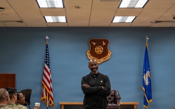 Kaleth O. Wright, Retired Chief Master Sgt. of the Air Force, Visits Vandenberg Space Force Base