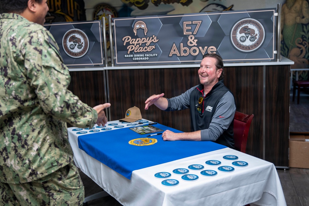 Former NASCAR Driver Kurt Busch Visits NASNI