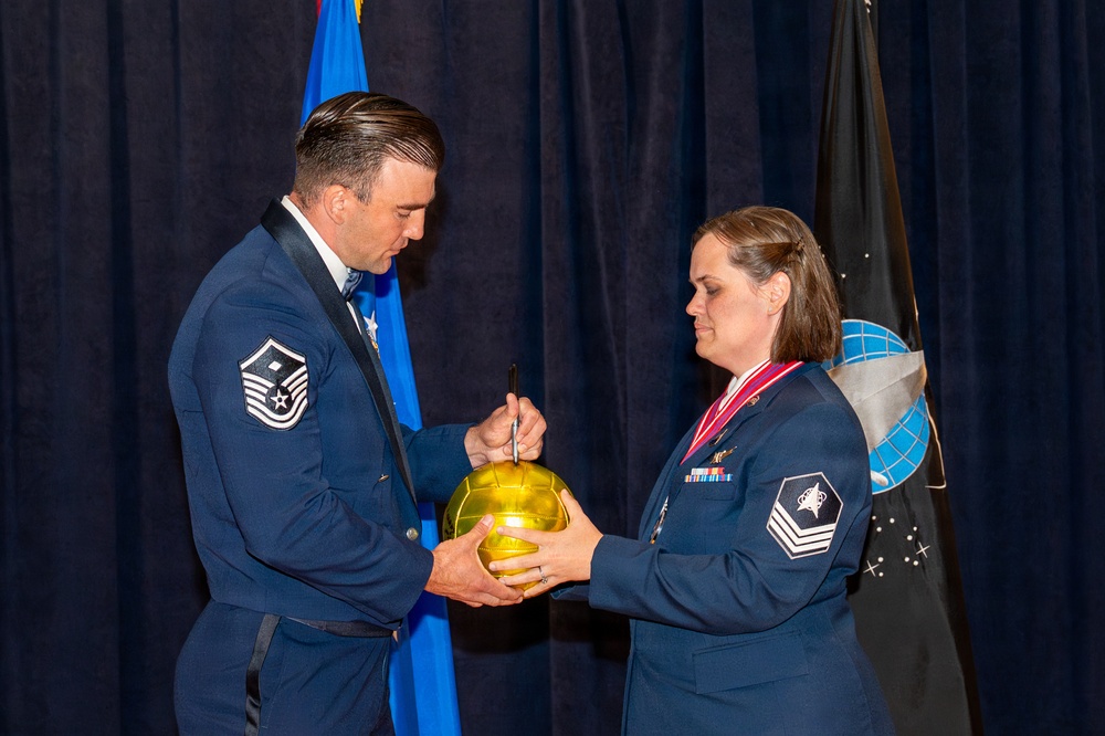Kaleth O. Wright, 18th Chief Master Sergeant of the Air Force, Attends Vandenberg Airman Leadership School Graduation
