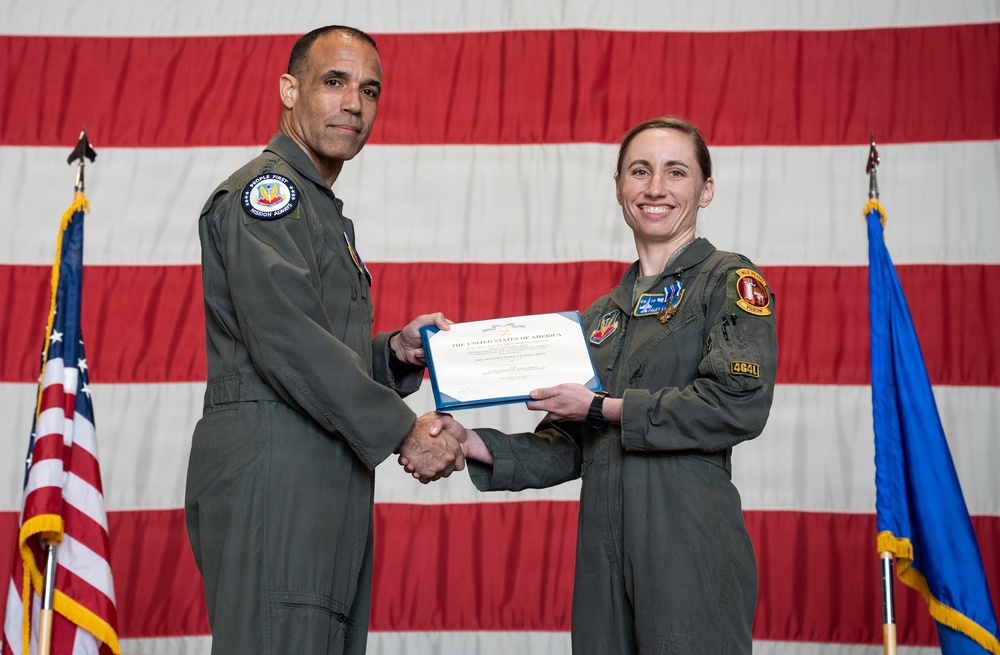 55th Fighter Squadron Pilots Earn Distinguished Flying Cross