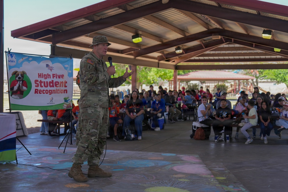 Fort Bliss holds High Five Student Recognition event
