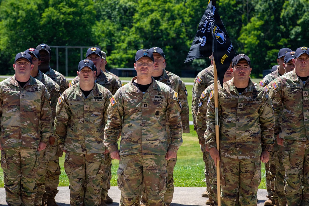 101st TSAAS Change of Command