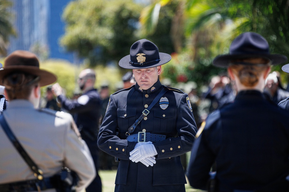 Marine Band San Diego Performs at San Diego Law Enforcement Memorial Ceremony